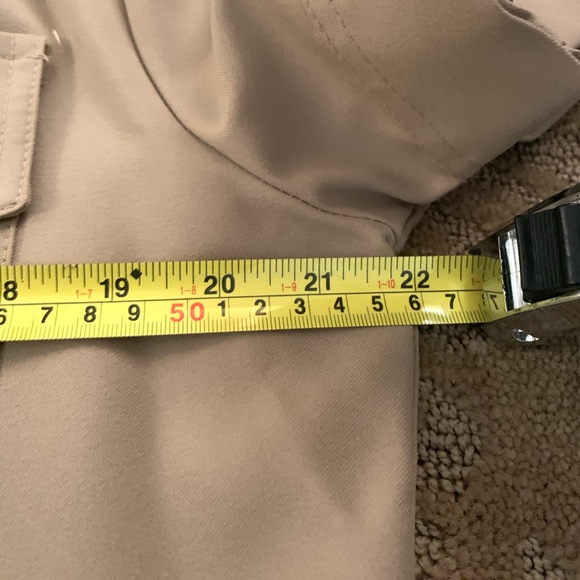 VTG 60s RETRO 2 pc SAFARI SUIT 4 pocket TAN KHAKI - Picture 5 of 8